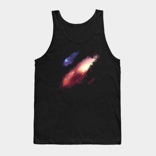 Flying Comet Tank Top by Scailaret